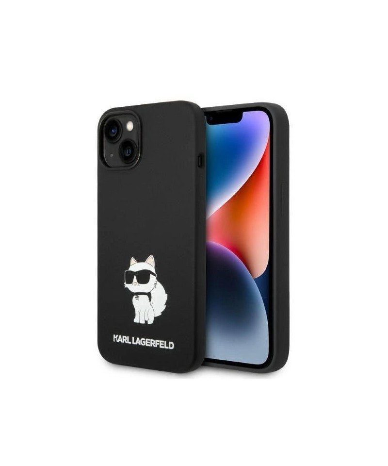 Karl Lagerfeld Silicone Choupette case for iPhone 14 Plus - black