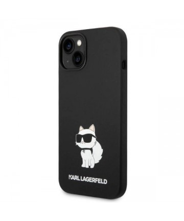 Karl Lagerfeld Silicone Choupette case for iPhone 14 Plus - black