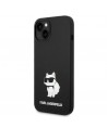 Karl Lagerfeld Silicone Choupette case for iPhone 14 Plus - black