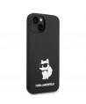 Karl Lagerfeld Silicone Choupette case for iPhone 14 Plus - black