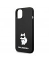 Karl Lagerfeld Silicone Choupette case for iPhone 14 Plus - black