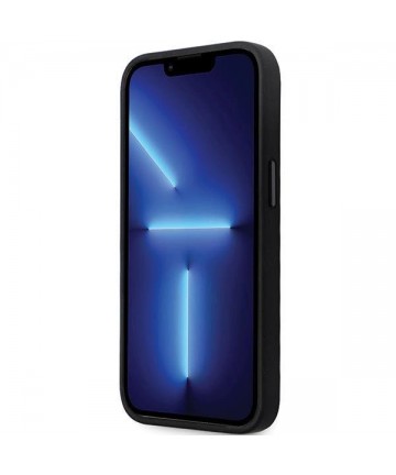 Karl Lagerfeld KLHCP14LSMHCNPK case for iPhone 14 Pro - black Silicone C Metal Pin
