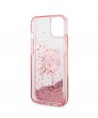 Karl Lagerfeld Glitter Karl's Head case for iPhone 14 Plus - pink