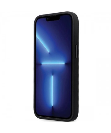 Karl Lagerfeld KLHCP14XSMHKNPK case for iPhone 14 Pro Max 6.7" - black Silicone Ikonik Metal Pin