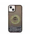 Karl Lagerfeld Liquid Glitter RSG case for iPhone 14 Plus - black