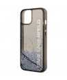 Karl Lagerfeld Liquid Glitter Elong case for iPhone 14 Plus - black