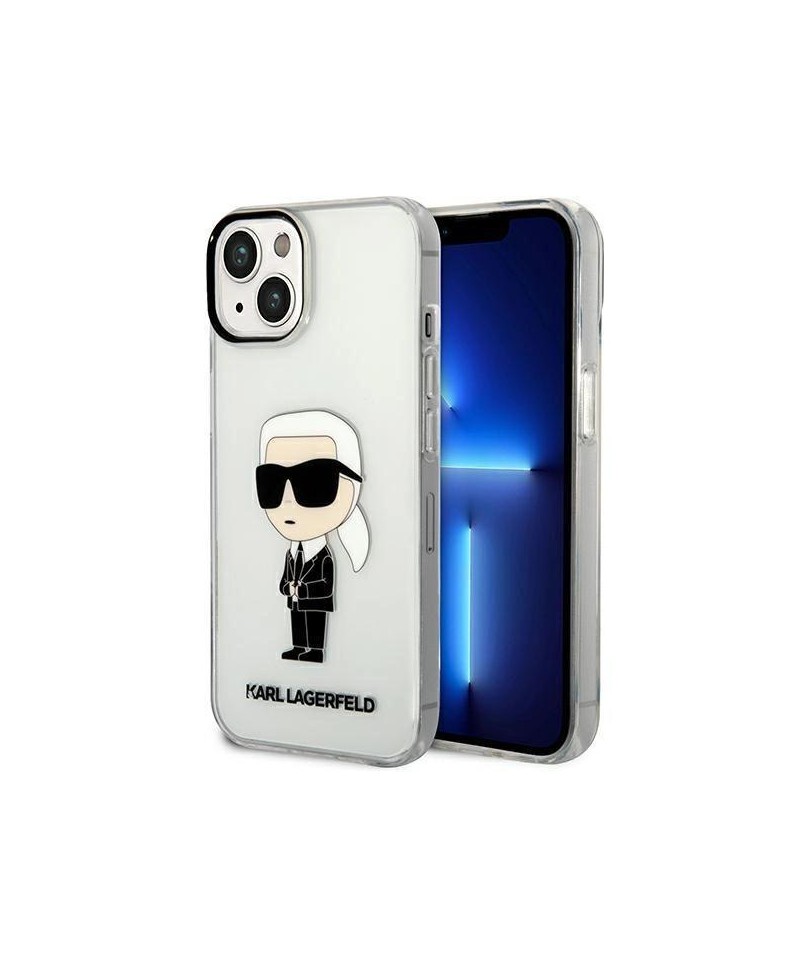 Karl Lagerfeld Ikonik Karl case for iPhone 14 Plus - transparent