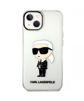 Karl Lagerfeld Ikonik Karl case for iPhone 14 Plus - transparent