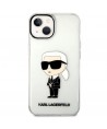 Karl Lagerfeld Ikonik Karl case for iPhone 14 Plus - transparent