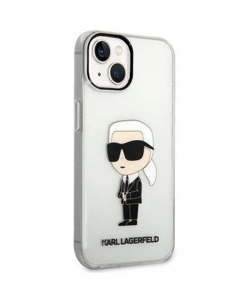 Karl Lagerfeld Ikonik Karl case for iPhone 14 Plus - transparent