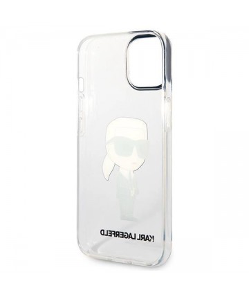 Karl Lagerfeld Ikonik Karl case for iPhone 14 Plus - transparent