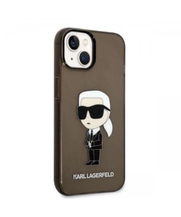 Karl Lagerfeld Ikonik Karl case for iPhone 14 Plus - black