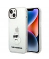 Karl Lagerfeld Ikonik Choupette case for iPhone 14 Plus - transparent