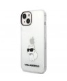 Karl Lagerfeld Ikonik Choupette case for iPhone 14 Plus - transparent