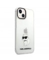 Karl Lagerfeld Ikonik Choupette case for iPhone 14 Plus - transparent
