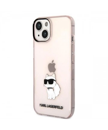 Karl Lagerfeld KLHCP14MHNCHTCP iPhone 14 Plus 6.7" pink/pink hardcase Ikonik Choupette