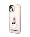 Karl Lagerfeld KLHCP14MHNCHTCP iPhone 14 Plus 6.7" pink/pink hardcase Ikonik Choupette