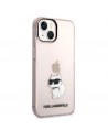 Karl Lagerfeld KLHCP14MHNCHTCP iPhone 14 Plus 6.7" pink/pink hardcase Ikonik Choupette