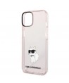 Karl Lagerfeld KLHCP14MHNCHTCP iPhone 14 Plus 6.7" pink/pink hardcase Ikonik Choupette