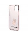 Karl Lagerfeld KLHCP14MHNCHTCP iPhone 14 Plus 6.7" pink/pink hardcase Ikonik Choupette