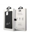 Karl Lagerfeld Signature Logo Cardslot case for iPhone 14 Plus - black