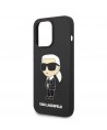 Karl Lagerfeld Silicone Ikonik case for iPhone 14 Pro - black