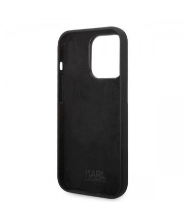 Karl Lagerfeld Silicone Ikonik case for iPhone 14 Pro - black