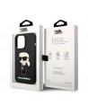 Karl Lagerfeld Silicone Ikonik case for iPhone 14 Pro - black