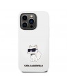 Karl Lagerfeld KLHCP14LSNCHBCH iPhone 14 Pro 6.1" hardcase white/white Silicone Choupette