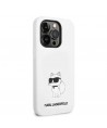 Karl Lagerfeld KLHCP14LSNCHBCH iPhone 14 Pro 6.1" hardcase white/white Silicone Choupette