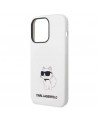 Karl Lagerfeld KLHCP14LSNCHBCH iPhone 14 Pro 6.1" hardcase white/white Silicone Choupette