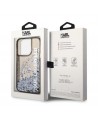Karl Lagerfeld Liquid Glitter Elong case for iPhone 14 Pro - black