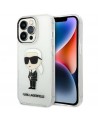 Karl Lagerfeld Ikonik Karl case for iPhone 14 Pro - transparent