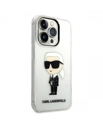 Karl Lagerfeld Ikonik Karl case for iPhone 14 Pro - transparent