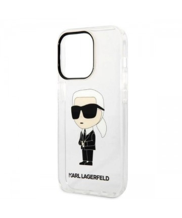 Karl Lagerfeld Ikonik Karl case for iPhone 14 Pro - transparent