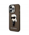 Karl Lagerfeld KLHCP14LHNIKTCK iPhone 14 Pro 6.1" black/black hardcase Ikonik Karl Lagerfeld
