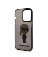 Karl Lagerfeld KLHCP14LHNIKTCK iPhone 14 Pro 6.1" black/black hardcase Ikonik Karl Lagerfeld