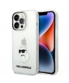Karl Lagerfeld Ikonik Choupette case for iPhone 14 Pro - transparent