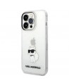 Karl Lagerfeld Ikonik Choupette case for iPhone 14 Pro - transparent