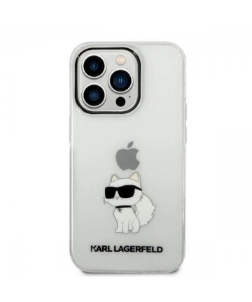 Karl Lagerfeld Ikonik Choupette case for iPhone 14 Pro - transparent