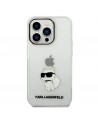 Karl Lagerfeld Ikonik Choupette case for iPhone 14 Pro - transparent