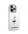 Karl Lagerfeld Ikonik Choupette case for iPhone 14 Pro - transparent