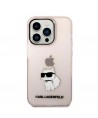 Karl Lagerfeld KLHCP14LHNCHTCP iPhone 14 Pro 6.1" pink/pink hardcase Ikonik Choupette