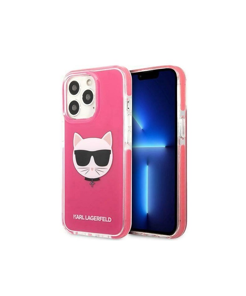 Etui Karl Lagerfeld Choupette Head na iPhone 13 Pro Max - fuksjowe