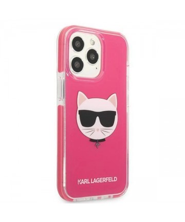 Etui Karl Lagerfeld Choupette Head na iPhone 13 Pro Max - fuksjowe