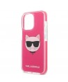 Etui Karl Lagerfeld Choupette Head na iPhone 13 Pro Max - fuksjowe