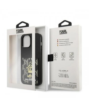 Karl Lagerfeld Karlimals Cardslot case for iPhone 13 Pro Max - black