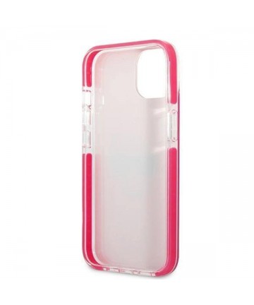 Etui Karl Lagerfeld Choupette Head na iPhone 13 mini - fuksjowy