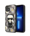 Karl Lagerfeld Flower Ikonik Karl case for iPhone 13 mini - gray