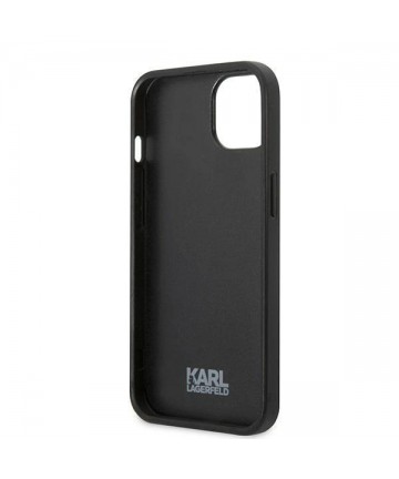Karl Lagerfeld Flower Ikonik Karl case for iPhone 13 mini - gray